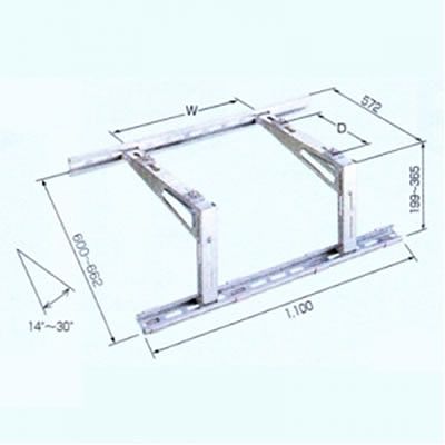 (N)日晴金属 PCキャッチャー 傾斜屋根用 溶接亜鉛メッキ仕上 PC-YG60