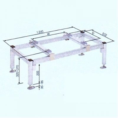 (N)日晴金属 PCキャッチャー 平地用 高さ300mm PC-NG63