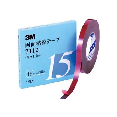 スリーエムジャパン 両面粘着テープ 自動車外装用 15mm×10m 厚さ1.2mm グレー 711215AAD