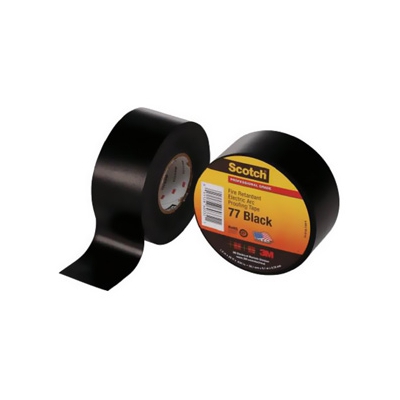 スリーエムジャパン 《スコッチ》 耐炎・耐アークテープ 非粘着タイプ 38mm×6m 黒 771-1/2