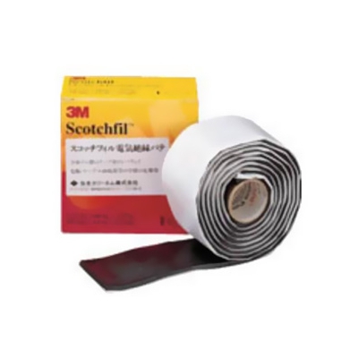 スリーエムジャパン 《スコッチフィル》 電気絶縁パテ 非粘着タイプ ライナー付 38mm×1.5m 黒 SCOTCHFIL