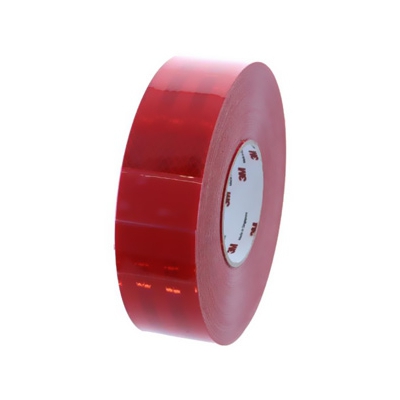 スリーエムジャパン コンスピキュイティ反射シート ダイヤモンドグレード 55mm×50m 赤 983-72