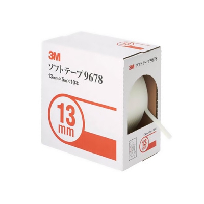 スリーエムジャパン ソフトテープ 13mm×5m 白 10本入 9678