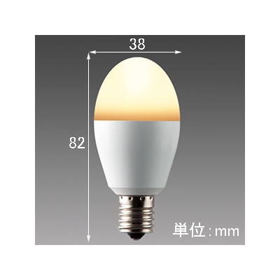 三菱 LED電球 《MILIE ミライエ》 全方向タイプ 小形電球形 40W形相当 全光束440lm 電球色 調光器対応タイプ E17口金  LDA5L-G-E17/40/D/S 画像2