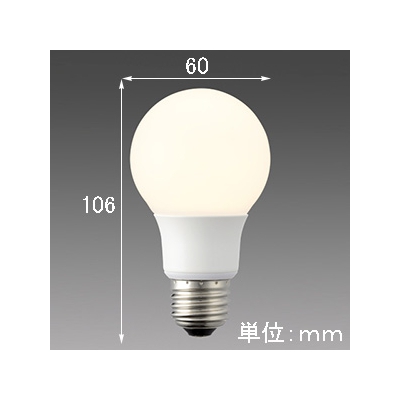 三菱 LED電球 《MILIE ミライエ》 全方向タイプ 一般電球形 60W形相当 全光束810lm 電球色 調光器対応タイプ E26口金  LDA8L-G/60/D/S-A 画像2