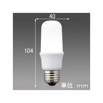 三菱 LED電球 《MILIE ミライエ》 T形全方向タイプ 一般電球形 60W形相当 全光束810lm 昼白色 E26口金  LDT6N-G/60/S 画像2