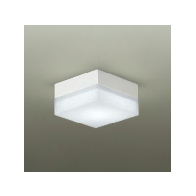 DAIKO LED小型シーリングライト 白熱灯60W相当 非調光タイプ 天井付・壁付兼用 昼白色タイプ 四角型  DBK-39359W