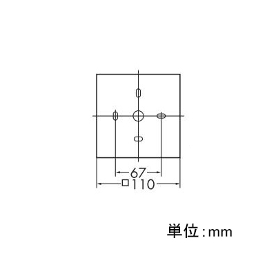 DAIKO LED小型シーリングライト ランプ付 白熱灯60W相当 非調光タイプ 6W 口金E17 天井付・壁付兼用 電球色タイプ  DBK-37171 画像3