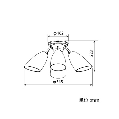 山田照明 LEDランプ交換型シャンデリア 白熱160W相当 非調光 LED電球5.2W×4 電球色 E17口金 ランプ付  CD-4302-L 画像2