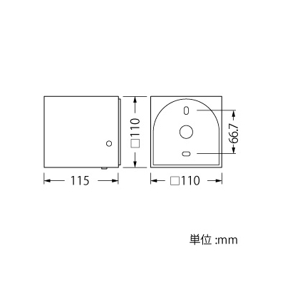 山田照明 LEDランプ交換型エクステリアブラケットライト 屋外用壁付灯 明暗センサー付 防雨型 白熱40W相当 電球色 E17口金 ランプ付 黒  AD-2690-L 画像2