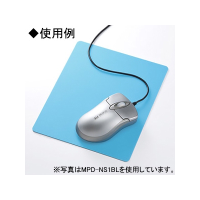 サンワサプライ ずれないマウスパッド 小型サイズ ブルー  MPD-NS1BL 画像4