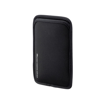サンワサプライ タブレットスリップインケース 6～7インチ ネオプレン製 ブラック PDA-TABS7