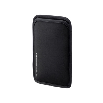 サンワサプライ 【生産終了品】タブレットスリップインケース 6~7インチ ネオプレン製 ブラック PDA-TABS7