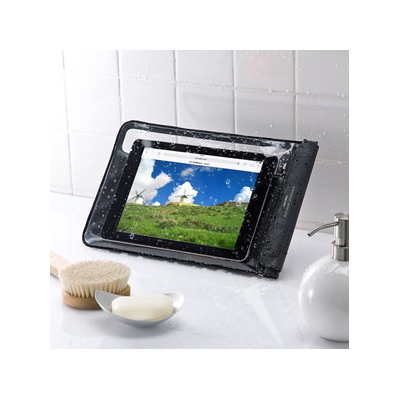 サンワサプライ タブレット防水防塵ケース 10.1インチ スタンド、ストラップ付 ブラック  PDA-TABWPST10BK 画像4