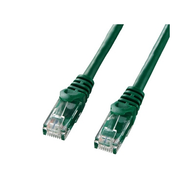 サンワサプライ カテゴリ6UTP LANケーブル RJ-45スリムコネクタ付 10m ブルー  LA-Y6-10BL