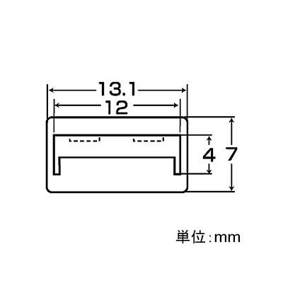 サンワサプライ USBコネクタキャップ Aコネクタ用 つめ付タイプ 6個入  TK-UCAP 画像2