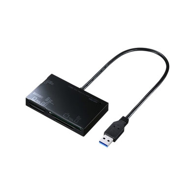 サンワサプライ USB3.0カードリーダー UHS-?対応 5スロット 59メディア対応 ブラック ADR-3ML35BK