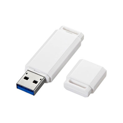 サンワサプライ USB3.0メモリ 32GB 高速USBメモリ ストラップホール付  UFD-3U32GWN