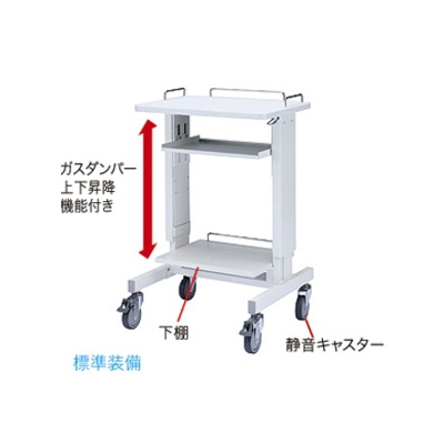 サンワサプライ 電子カルテラック 耐荷重65kg ホワイト  RAC-HP9SCN 画像4