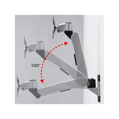 サンワサプライ 垂直液晶モニターアーム 壁面取付けタイプ 総耐荷重2～10kg  CR-LA1004N 画像3