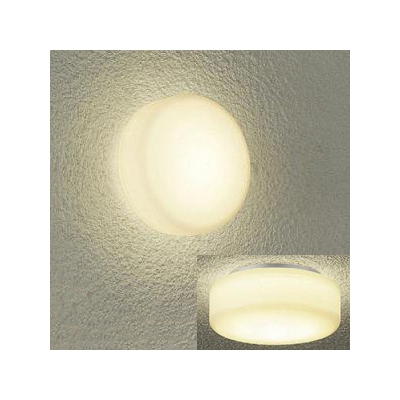 DAIKO LED浴室灯 電球色 非調光タイプ 白熱灯60Wタイプ 防雨・防湿形 天井・壁付兼用  DWP-37164