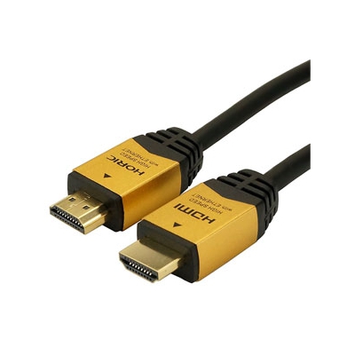 ホーリック ハイスピードHDMI標準ケーブル タイプA メタルモールドタイプ 4K/30p対応 10m ゴールド  HDM100-903GD