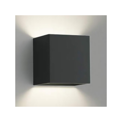 コイズミ照明 LED一体型ブラケットライト 《MINI》 埋込タイプ 埋込穴φ50mm 6.6W 白熱球60W相当 電球色 セード:樹脂・黒色 AB41325L