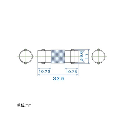 コロナ電業 カメラ用中継コネクター 《Telstar》 BNCジャック-BNCジャック  CH-BJ-BJ 画像2