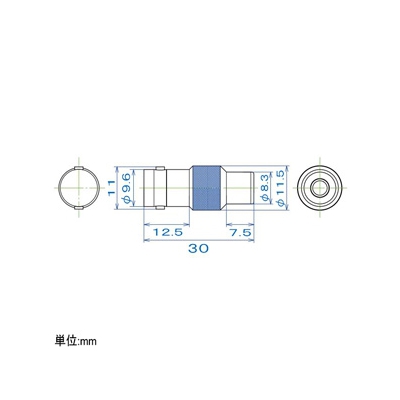 コロナ電業 カメラ用中継コネクター 《Telstar》 BNCジャック-RCAジャック  CH-BJ-RCJ 画像2