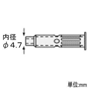 エンジニア ホットブローチップ SKM-40用 先端内径φ4.7mm 金属触媒内蔵  SK-46 画像2