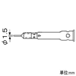 エンジニア ホットブローチップ SK-60シリーズ用 先端内径φ1.5mm 触媒内蔵  SK-65 画像2