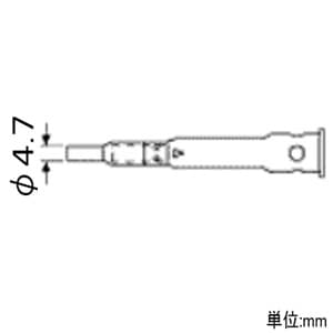 エンジニア ホットブローチップ SK-60シリーズ用 先端幅φ4.7mm 触媒内蔵  SK-66 画像2