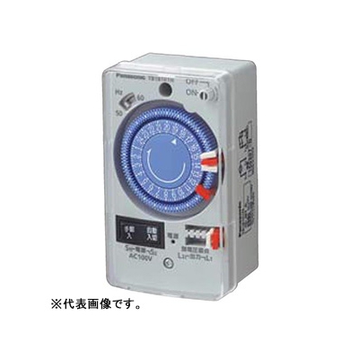 パナソニック 24時間式タイムスイッチ ボックス型 交流モータ式 AC100V用 同一回路 手動連続ONスイッチ付 TB181N