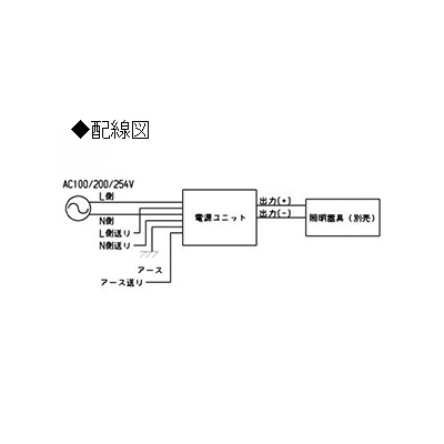 コイズミ照明 専用電源ユニット ON-OFFタイプ 100～254V対応タイプ 速結端子付(送り付)  XE91228E 画像2