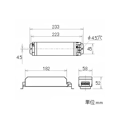 コイズミ照明 【数量限定特価】専用電源ユニット ON-OFFタイプ 非調光タイプ 100～254V対応  XE91224E 画像3