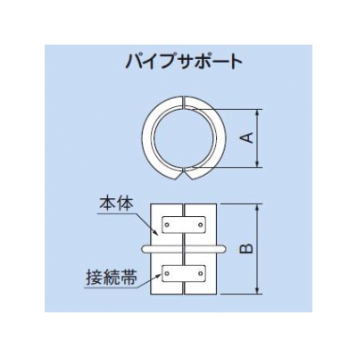 因幡電工 パイプロック パイプサポート+固定バンド 空調配管用縦引配管固定金具  TK-12K 画像3