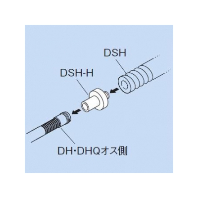 因幡電工 ホースジョイントφ14(DSH-14用パーツ) ドレンホース連結用  DSH-14H 画像3