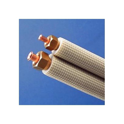 因幡電工 フレア加工済み空調配管セット 2分4分 3m 銅管径:6.35[t=0.8]×12.70[t=0.8]  SPH-F243