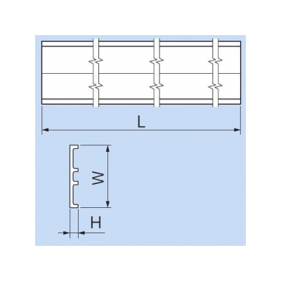 因幡電工 給水・給湯用配管化粧カバー(屋内用) 《リフォームダクトJD》 JD用スペーサー  JDS-13-05 画像2