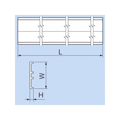 因幡電工 給水・給湯用配管化粧カバー(屋内用) 《リフォームダクトJD》 JD用スペーサー  JDS-13-10 画像2