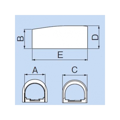 因幡電工 給水・給湯用配管化粧カバー(屋内用) 《リフォームダクトJD》 異径ジョイント  JDR-20-13 画像3