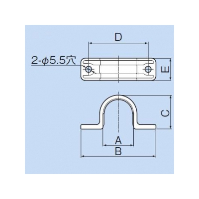 因幡電工 両サドル 適合サヤパイプ:IS-16-B/IS-16-P  ISD-16 画像3