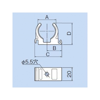 因幡電工 連結サドル 適合サヤパイプ:IS-16-B/IS-16-P  ISC-16 画像3