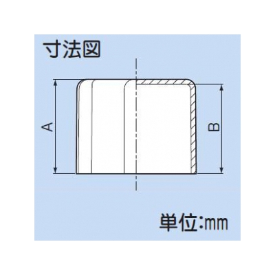 因幡電工 端末キャップ 適合サヤパイプ:IS-22-B/IS-22-P グレー  ISE-22 画像3