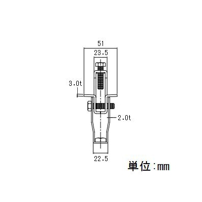 因幡電工 【数量限定特価】ボルト吊り金具 ボルト振り金具付  SHBN-1 画像3