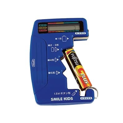 旭電機化成 デジタル電池チェッカーⅡ 電池式 測定可能電池:単1～5形・ボタン電池1.5Vタイプ  ADC-07 画像2