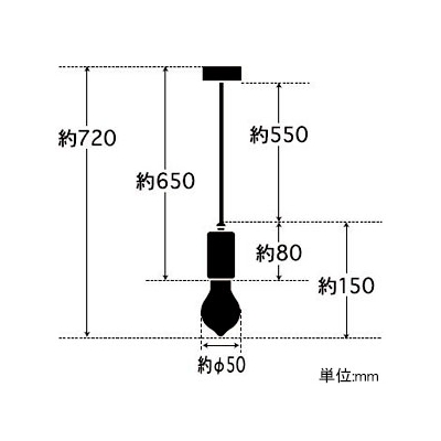 後藤照明 ペンダントライト ネジリコード ローカン浪漫灯 電球別売 E26口金 真鍮ブロンズ鍍金  GLF-3480BRX 画像2