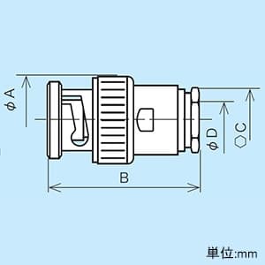 ジェフコム BNC型ストレートプラグ 半田締付タイプ 適合ケーブル:1.5D-2V、1.5C-2V、1.5C-2V-S 2個入  LBNC-15DS 画像2