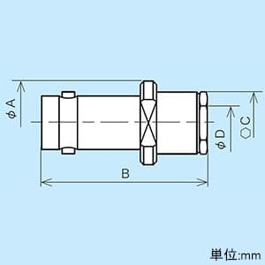 ジェフコム BNC型ジャック 半田締付タイプ 適合ケーブル:3D-2V、3C-2V、3C-2V-S 2個入  LBNC-J3DS 画像2