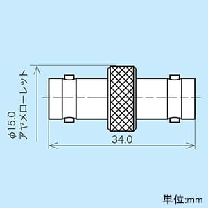 ジェフコム BNC変換アダプター 50Ωタイプ BNCジャック⇔BNCジャック 2個入  LBNC-DJJ 画像2